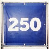 RA-TM9561 Amtech Range PVC Mesh Golf Driving Range Yardage Distance Banner 100x100 Blue 250