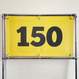 RA-TM9504 Amtech Range PVC Mesh Golf Driving Range Yardage Distance Banner Black 150