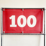 RA-TM9512 Amtech Range PVC Mesh Golf Driving Range Yardage Distance Banner Red 100