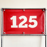 RA-TM9513 Amtech Range PVC Mesh Golf Driving Range Yardage Distance Banner Red 125