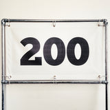 RA-TM9526 Amtech Range PVC Mesh Golf Driving Range Yardage Distance Banner White 200