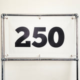 RA-TM9527 Amtech Range PVC Mesh Golf Driving Range Yardage Distance Banner White 250