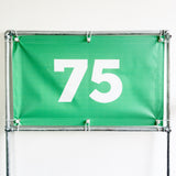 RA-TM9541 Amtech Range PVC Mesh Golf Driving Range Yardage Distance Banner Green 75