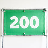 RA-TM9546 Amtech Range PVC Mesh Golf Driving Range Yardage Distance Banner Green 200