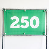 RA-TM9547 Amtech Range PVC Mesh Golf Driving Range Yardage Distance Banner Green 250