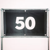 RA-TM9550 Amtech Range PVC Mesh Golf Driving Range Yardage Distance Banner Black 50