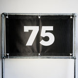RA-TM9551 Amtech Range PVC Mesh Golf Driving Range Yardage Distance Banner Black 75
