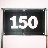RA-TM9554 Amtech Range PVC Mesh Golf Driving Range Yardage Distance Banner Black 150