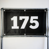 RA-TM9555 Amtech Range PVC Mesh Golf Driving Range Yardage Distance Banner Black 175