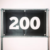 RA-TM9556 Amtech Range PVC Mesh Golf Driving Range Yardage Distance Banner Black 200
