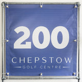 RA-TM9561 Amtech Range PVC Mesh Golf Driving Range Yardage Distance Banner 100x100 Chepstow Blue 200