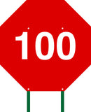 Distance Sign Octagonal