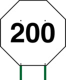 Distance Sign Octagonal