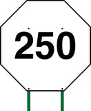 Distance Sign Octagonal