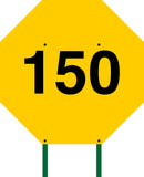 Distance Sign Octagonal