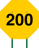 Distance Sign Octagonal