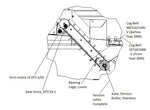 Ball Dispenser Cog Belt 32T10/1000-V