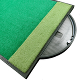 RA-MT8550 Amtech Range Winter Tee Turf Studio Mat 150x30cm without Holes for Rubber Tees in FAT-MAT Frame