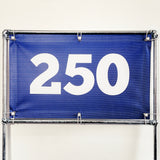 PVC Mesh Golf Driving Range Yardage Distance Banner Blue 250