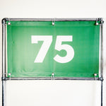 PVC Mesh Golf Driving Range Yardage Distance Banner Green 75