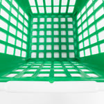 RA-BB9321 Amtech Range Ball Basket Plastic Square Green for the Golf Driving Range