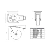 RA-BW2831 Amtech Range Servant Presoaker 4000 Wheel & Brake WIA0000