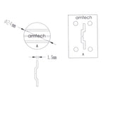 RA-PS0101 RA-PS0121 Amtech Range Servant Token A Silver Brass RS-A 108740 OKA0010 Golf Driving Range Ball Dispenser