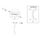 RA-PS0104 RA-PS0124 Amtech Range Servant Token D Silver Brass RS-D 108790 OKA0013 Golf Driving Range Ball Dispenser
