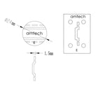 RA-PS0105 RA-PS0125 Amtech Range Servant Token E Silver Brass RS-E 108800 OKA0014 Golf Driving Range Ball Dispenser