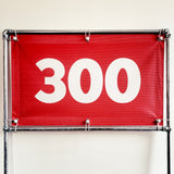 RA-TM9518 Amtech Range PVC Mesh Golf Driving Range Yardage Distance Banner Red 300