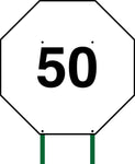 Distance Sign Octagonal