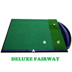 Golf Driving Range Mat Single Handed Combi System Deluxe Fairway