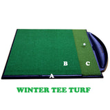 Golf Driving Range Mat Single Handed Combi System Winter Tee Turf