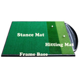Golf Driving Range Mat Double Handed Combi System