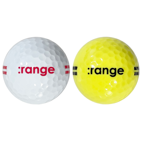 Amtech Range Two Piece Driving Range Golf Ball White or Yellow Full Flight