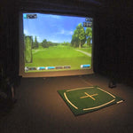 Golf Driving Range Mat Teaching Lines Coaching Studio