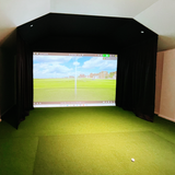 Golf Coaching Studio Home Simulator Driving Range Winter Tee Turf Mat