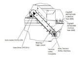 Range Servant Ball Dispenser Ultima Axle Tension Roller Stainless